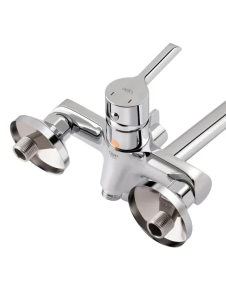 Смеситель для ванны Q-Tap Grand CRM 005, хром, с душевым набором - 5