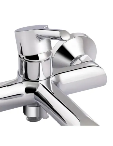 Смеситель для ванны Q-Tap Grand CRM 006, хром, с душевым набором - 4