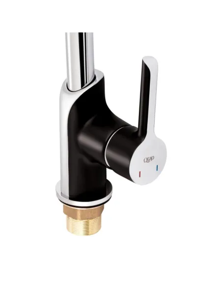 Смеситель для кухни Q-Tap Grand BCR 007F, латунь, хром, черный - 4