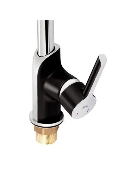 Смеситель для кухни Q-Tap Grand BCR 007F, латунь, хром, черный - 5
