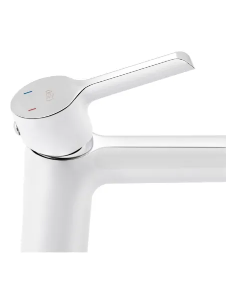 Смеситель для умывальника Q-Tap Grand WCR 001F белый - 4