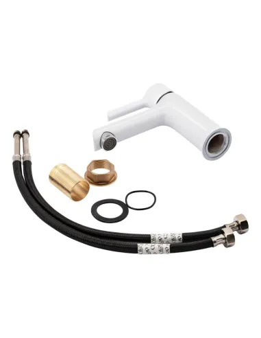 Смеситель для умывальника Q-Tap Grand WCR 001F белый - 6