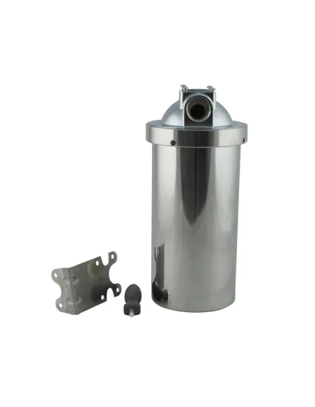 Фильтр колба Raifil Big Blue D1-1 10 дюймов, вход 1 дюйм, нержавеющая сталь - 1