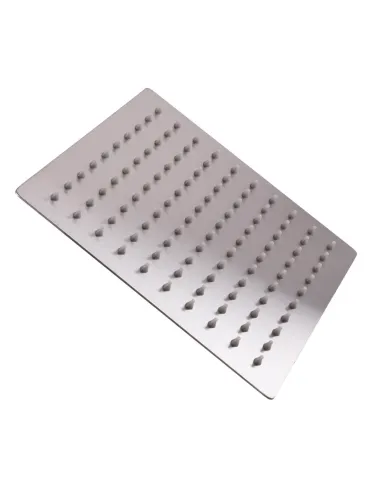 Лейка для верхнего душа квадратная Globus Lux ST-0200-Q нержавеющая сталь, 200х200 мм - 2