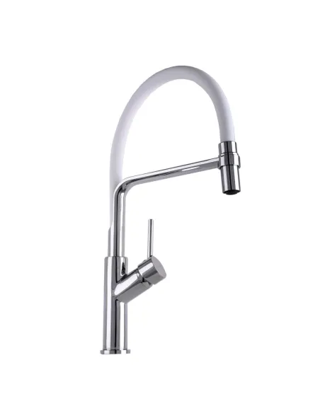 Смеситель для кухни Globus Lux Denver Flex GDF-32-00-03, черный гибкий излив с фиксатором - 2