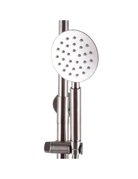 Душевая система Globus Lux Dukat SD4-SH-02 двухвентильная, нержавеющая сталь - 3