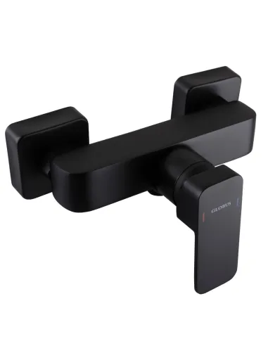 Смеситель для душа наружного монтажа Globus Lux Milano GLM-105N-10-BB черный мат, с душевым набором - 6