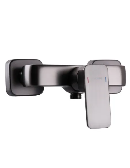 Смеситель для душа наружного монтажа Globus Lux Milano GLM-105N-11-Graphite черный хром, с душевым набором - 1