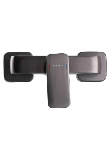 Смеситель для душа наружного монтажа Globus Lux Milano GLM-105N-11-Graphite черный хром, с душевым набором - 3