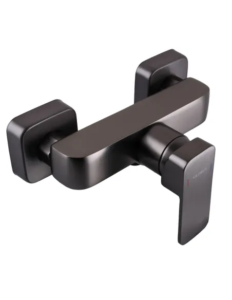 Смеситель для душа наружного монтажа Globus Lux Milano GLM-105N-11-Graphite черный хром, с душевым набором - 5