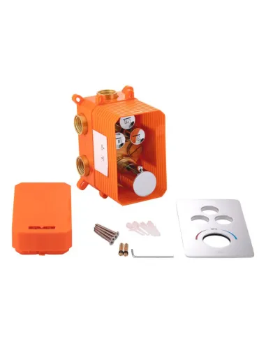 Змішувач для душу термостатичний Q-Tap Votice 6443T105NKC, прихований монтаж - 4