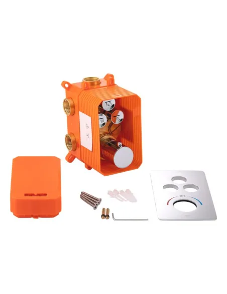 Змішувач для душу термостатичний Q-Tap Votice 6443T105NKC, прихований монтаж - 4