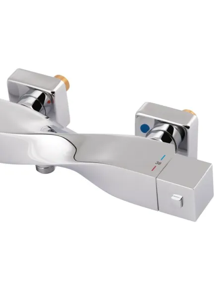 Змішувач для душу термостатичний Q-Tap Zkrouceny 40T105C, хром - 3