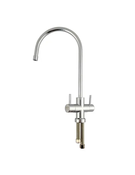 Кран для очищенной воды Raifil F-09 Duo двойной, с длинной резьбой - 1