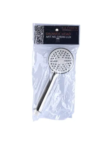 Лійка для душу Globus Lux NS-2280W-P біла, один режим, пластик - 2