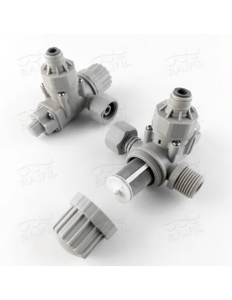 Адаптер с редуктором Raifil 1832-C, 0.5х0.25 дюйма, с кнопкой - 2