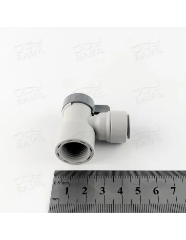 Кран кульовий Raifil 1823-D2 BV-3/8-EZ, 0.37х0.37дюйма - 2