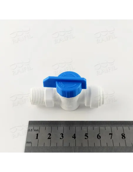 Кран-перемикач кульовий Raifil 1825-C, 0.37 дюйма - 2