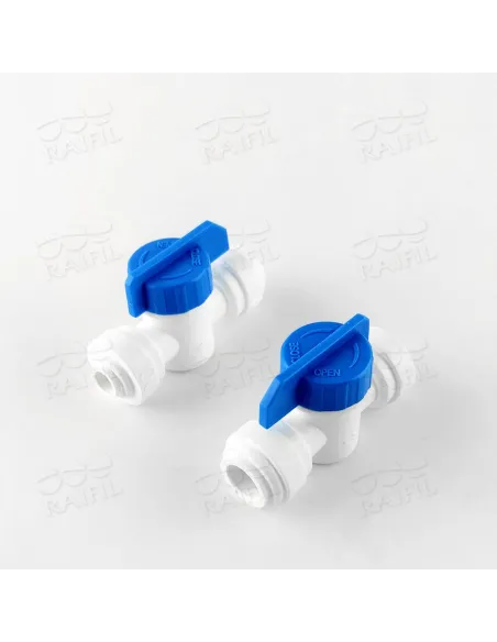 Кран-перемикач кульовий Raifil 1825-D, 0.37х0.25 дюйма - 1