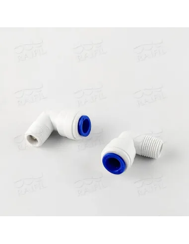 Зворотний клапан Raifil CV-02-2SS-EZ-D, 0.12х0.25 дюйма, кутовий - 2