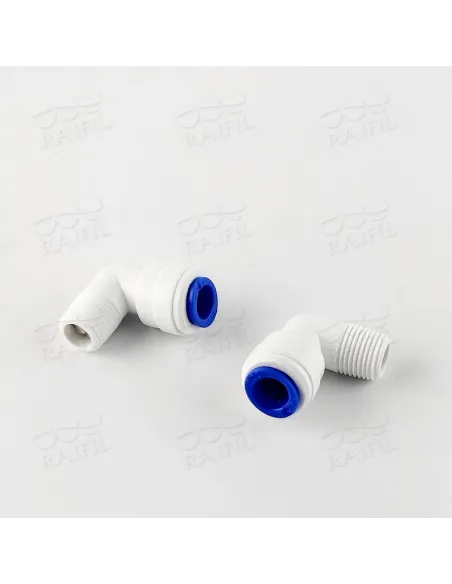 Зворотний клапан Raifil CV-02-2SS-EZ-D, 0.12х0.25 дюйма, кутовий - 2