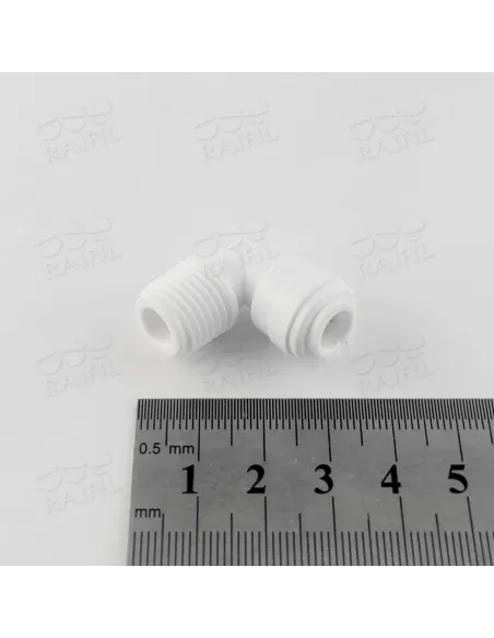 Зворотний клапан Raifil CV-04-2SS-EZ-D, 0.25х0.25 дюйма, кутовий - 2