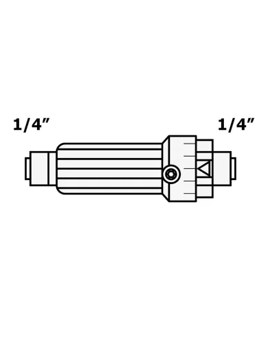 Регулятор потоку Raifil FR 900-2300 EZ 0,25 дюйма - 3