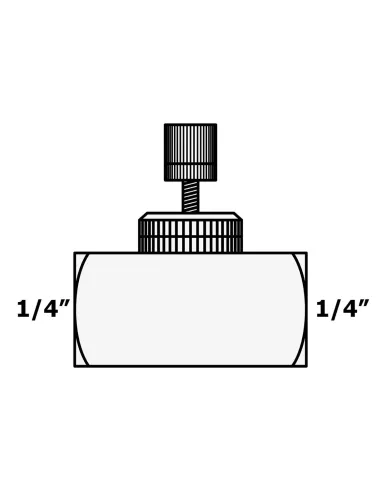 Регулятор потока механический Raifil I-F026 0,25 дюйма - 3
