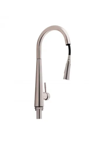 Змішувач для кухні з витяжним виливом Q-Tap Evicka 9135103UN - 3