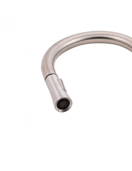 Змішувач для кухні з витяжним виливом Q-Tap Evicka 9135103UN - 6