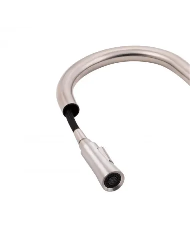 Змішувач для кухні з витяжним виливом Q-Tap Evicka 9135103UN - 7