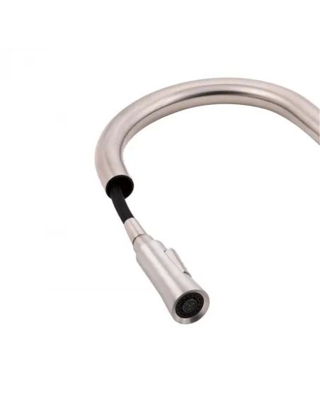 Змішувач для кухні з витяжним виливом Q-Tap Evicka 9135103UN - 7