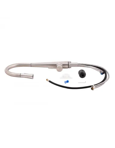 Змішувач для кухні з витяжним виливом Q-Tap Evicka 9135103UN - 8