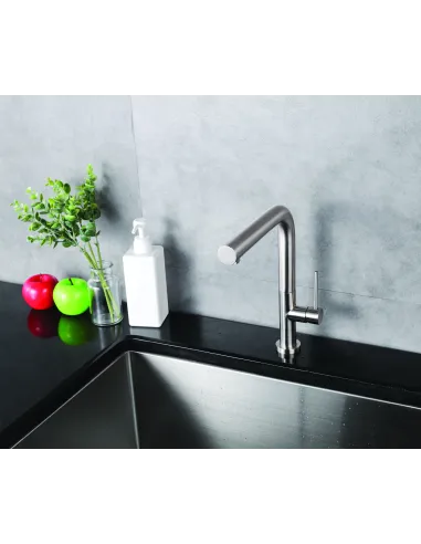 Смеситель для кухни из нержавеющей стали Q-Тap Zdenek QTZDN9032103FC - 6