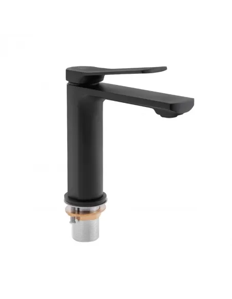 Смеситель для умывальника Q-Тap Slavonice 1042103B цвет черный - 1