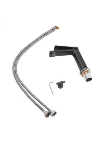 Смеситель для умывальника Q-Тap Slavonice 1042103B цвет черный - 3