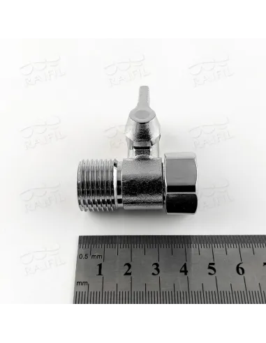Адаптер с шаровым краном Raifil AD-4BC-3W/BV-2BC-CH 0,5х0,25х0,5 дюйма - 2
