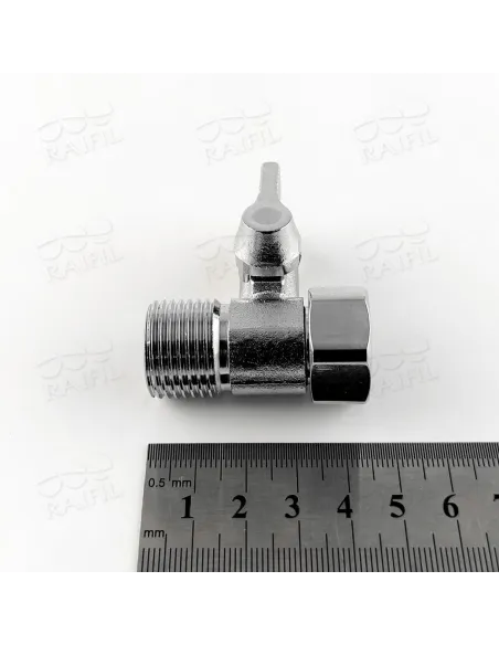 Адаптер с шаровым краном Raifil AD-4BC-3W/BV-2BC-CH 0,5х0,25х0,5 дюйма - 2