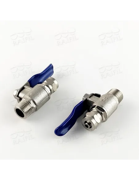 Кран шаровый Raifil BV-2BC 0.25х0.25 дюйма, латунь - 1