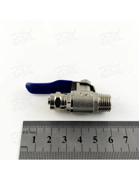 Кран шаровый Raifil BV-2BC 0.25х0.25 дюйма, латунь - 2