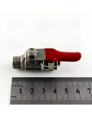 Кран кульовий Raifil BV-3BC 0.37х0.37 дюйма, латунь - 2