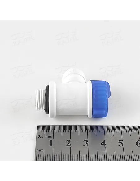 Кран-переключатель шаровый для накопительного бака Raifil BV-104, 0.25х0.25 дюйма - 2