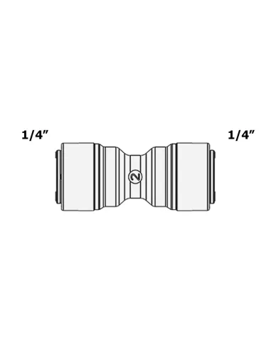 Фітинг прямий Raifil 1810-A 4U4, 0,25 х0, 25 дюйма - 3