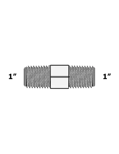 Фитинг прямой Raifil CC-8W, 1х1 дюйм - 3