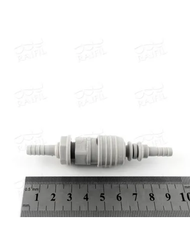 Фитинг прямой с быстросъемным клапаном Raifil 1834-A, 0,25х0,25 дюйма - 2