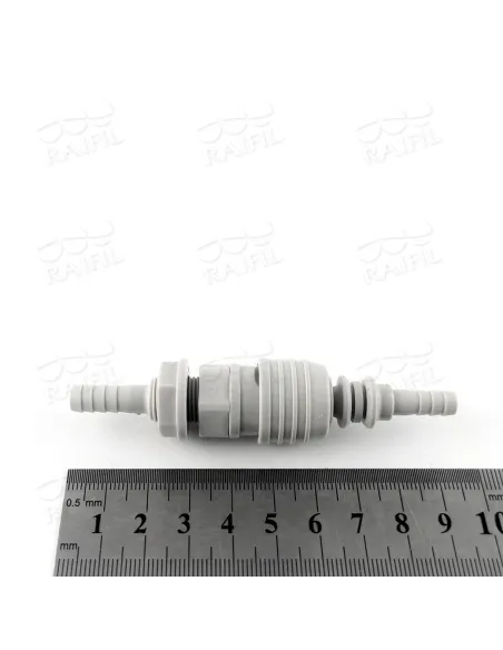 Фитинг прямой с быстросъемным клапаном Raifil 1834-A, 0,25х0,25 дюйма - 2