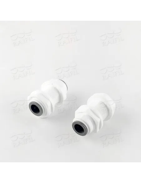 Фитинг прямой с перемычкой Raifil 1807-B 6BU6, 0,37х0,37 дюйма - 1