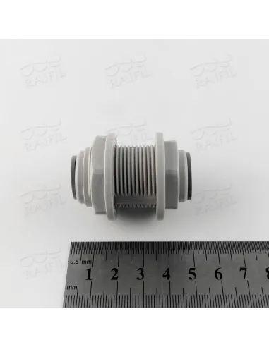 Фитинг прямой с перемычкой Raifil 1807-F 7BU7, 0,5х0,5 дюйма - 2