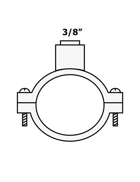 Хомут дренажний Raifil Organic DC-38J EZ, 0,37 дюйма - 1