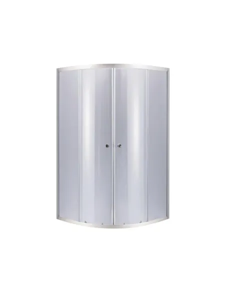 Душова кабіна без піддону Lidz Latwa SC80x80.SAT.MID.GR 80х80 см, напівкругла - 1 Душова кабіна без піддону Lidz Latwa SC80x80.SAT.MID.GR 80х80 см, напівкругла - 1